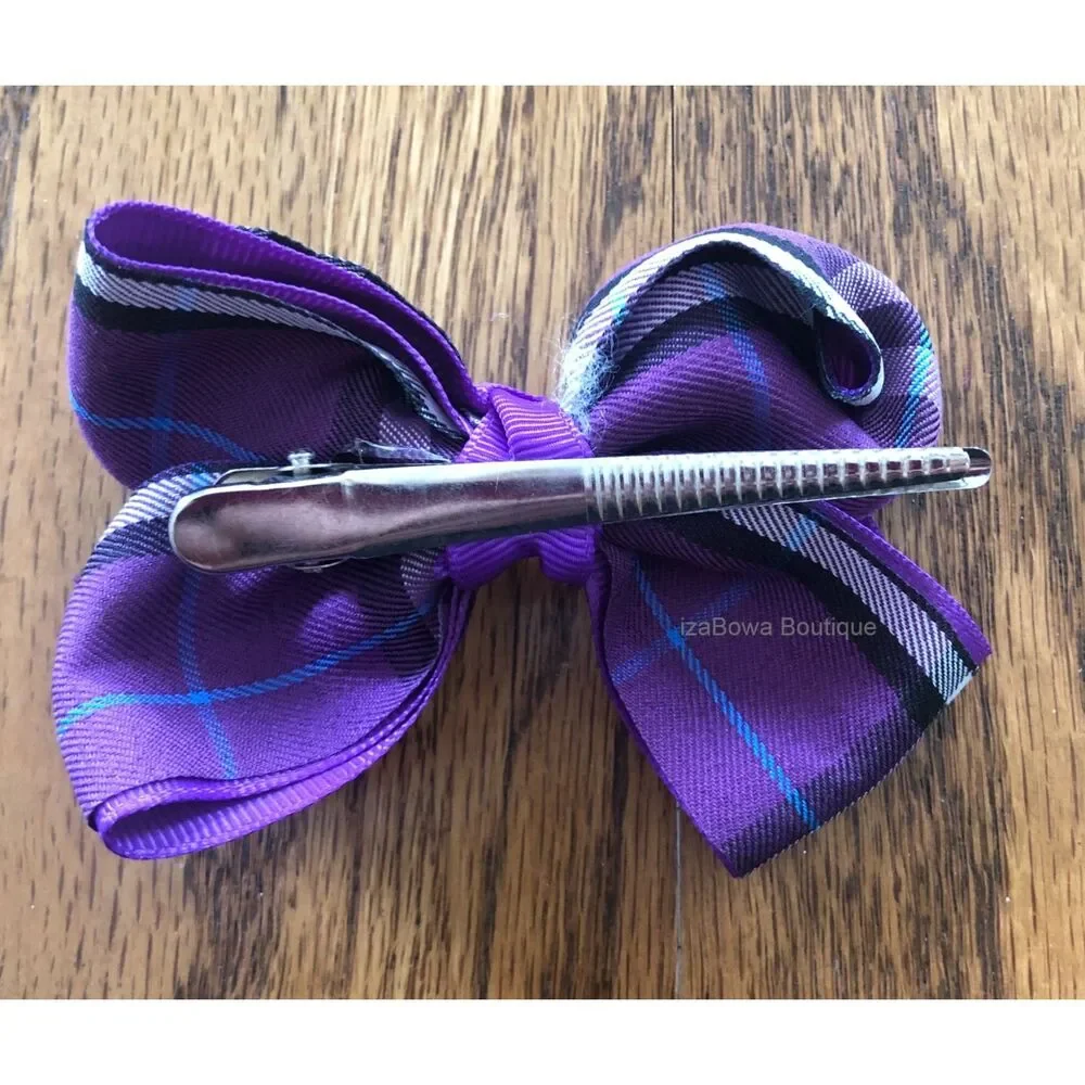 Violet & White Plaid 4